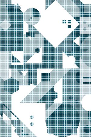 抽象男装印花华亿平台图片