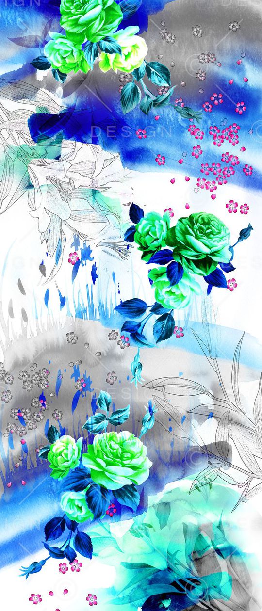 时尚定位印花华亿平台图片