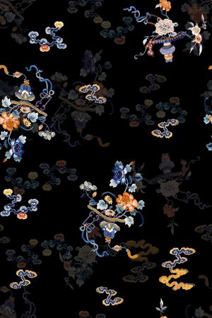 旗袍印花华亿平台图片