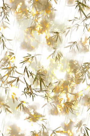 竹子印花华亿平台图片