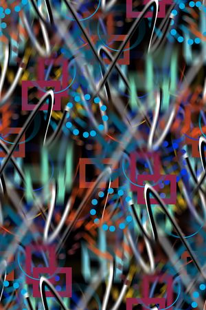 几何印花华亿平台图片