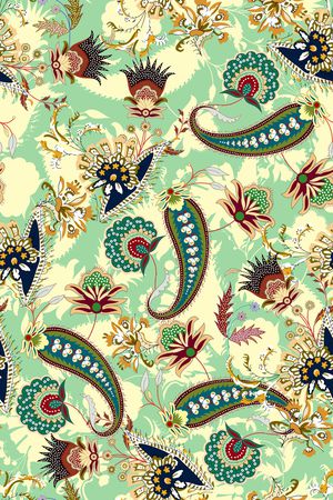 古典花纹印花华亿平台图片