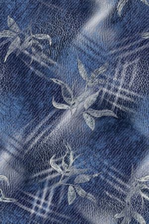 牛仔肌理印花华亿平台图片