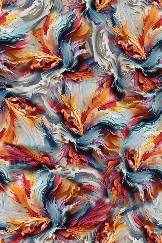 抽象印花华亿平台图片