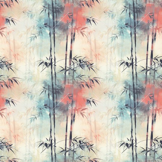 水墨风印花华亿平台图片