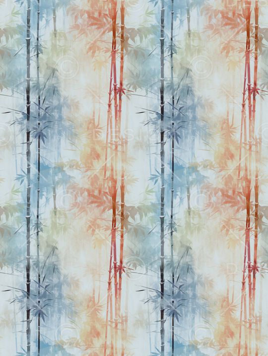 水墨风印花华亿平台图片