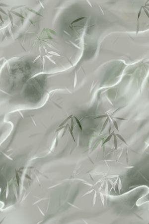 竹子印花华亿平台图片