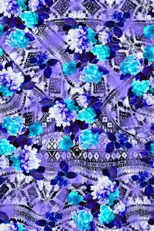 爆款散花印花华亿平台图片