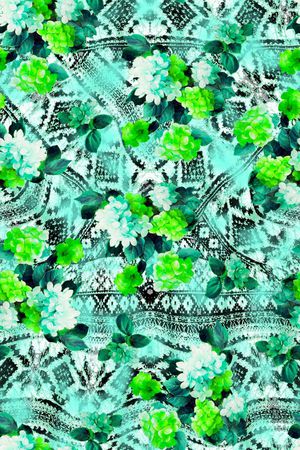 爆款散花印花华亿平台图片