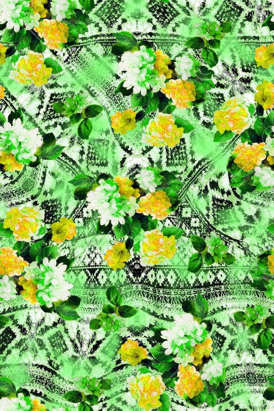 爆款散花印花华亿平台图片