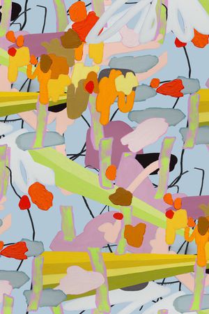 抽象印花华亿平台图片