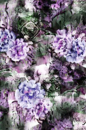 爆款散花印花华亿平台图片