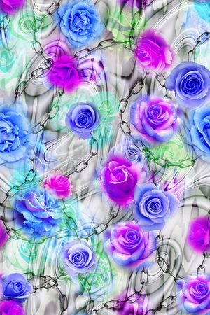 爆款散花印花华亿平台图片