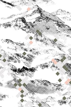 雪山印花华亿平台图片