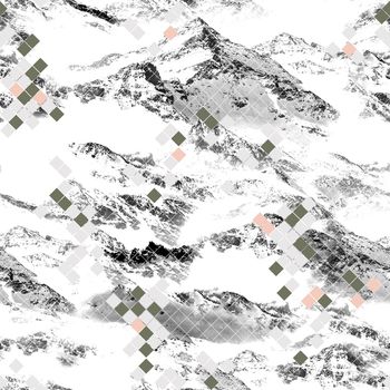 雪山印花华亿平台图片