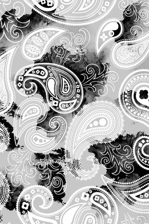 抽象男装印花华亿平台图片