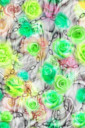 爆款散花印花华亿平台图片