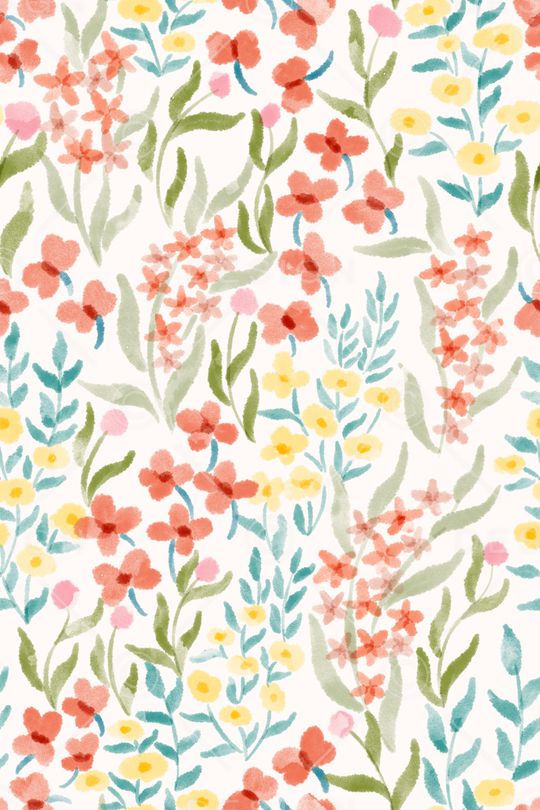 清爽底花卉印花华亿平台图片