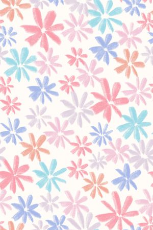 清爽底花卉印花华亿平台图片