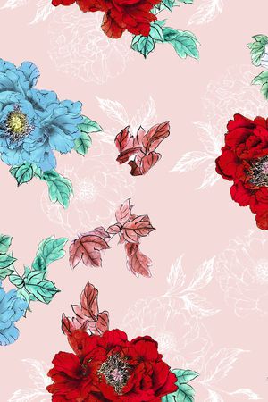 中国风印花华亿平台图片