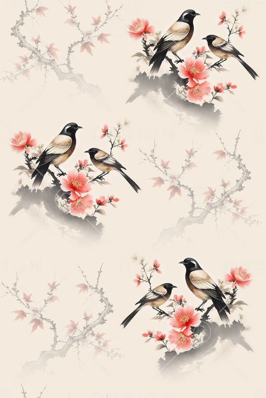 中国风印花华亿平台图片