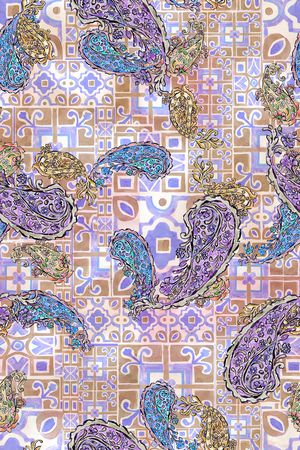 真丝印花华亿平台图片