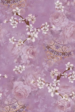 复古印花华亿平台图片