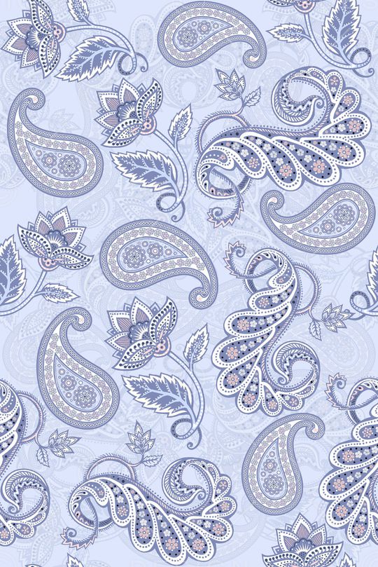 佩斯利印花华亿平台图片