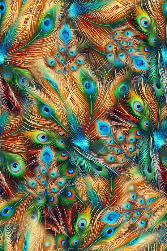 羽毛印花华亿平台图片