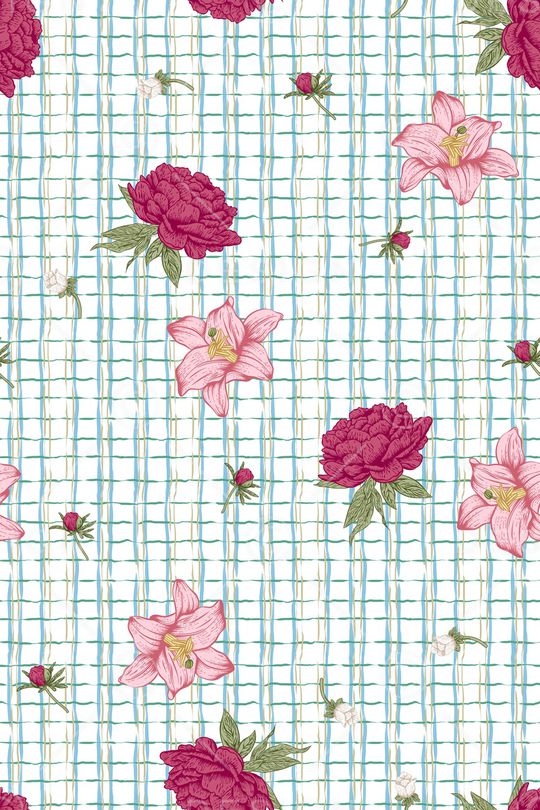 格子印花华亿平台图片