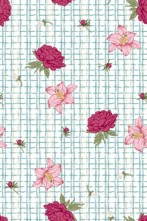 格子印花华亿平台图片