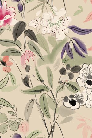 中国风印花华亿平台图片