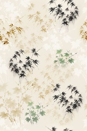 中国风印花华亿平台图片