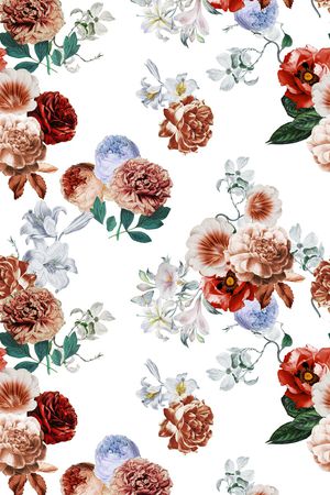 复古印花华亿平台图片