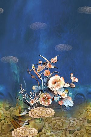 祥云印花华亿平台图片