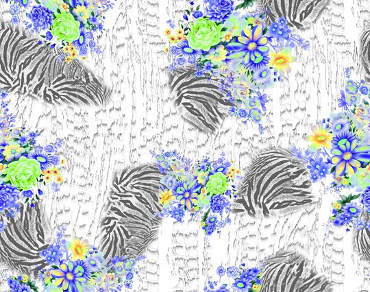 虎纹印花华亿平台图片