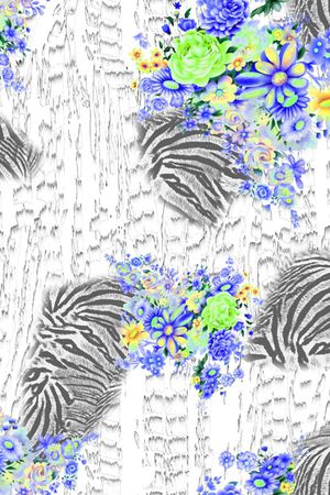 虎纹印花华亿平台图片