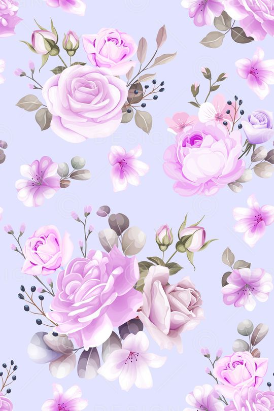 清爽底花卉印花华亿平台图片