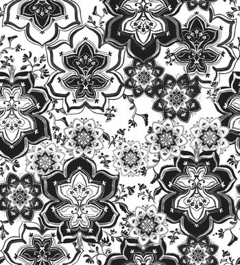 黑白印花华亿平台图片