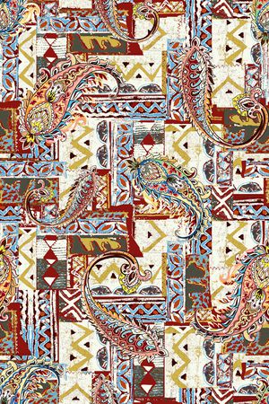 民族风印花华亿平台图片