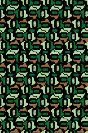 绿色印花华亿平台图片