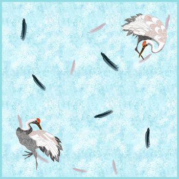 羽毛印花华亿平台图片