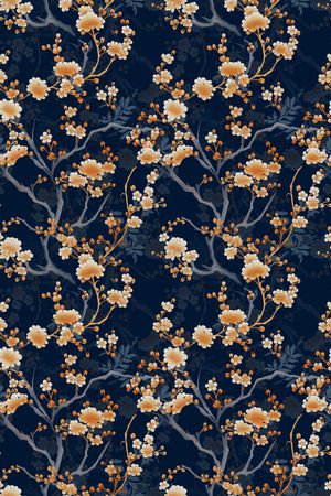 梅花印花华亿平台图片