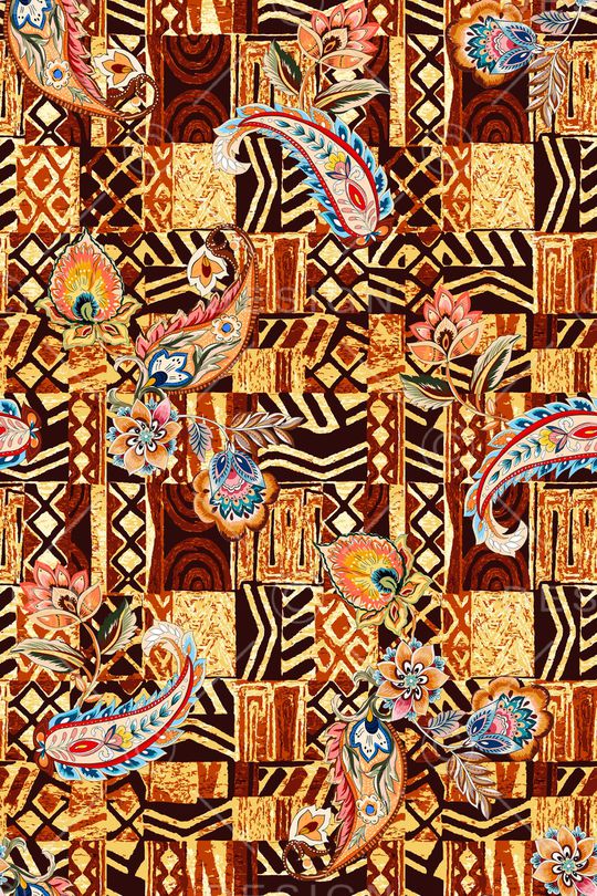 民族风印花华亿平台图片