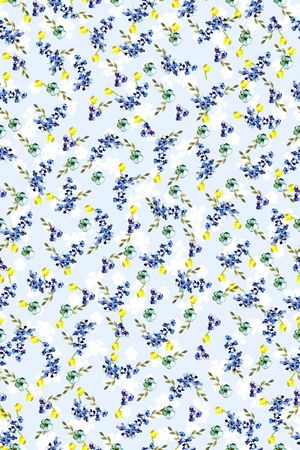 满版散花印花华亿平台图片