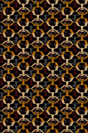 抽象印花华亿平台图片