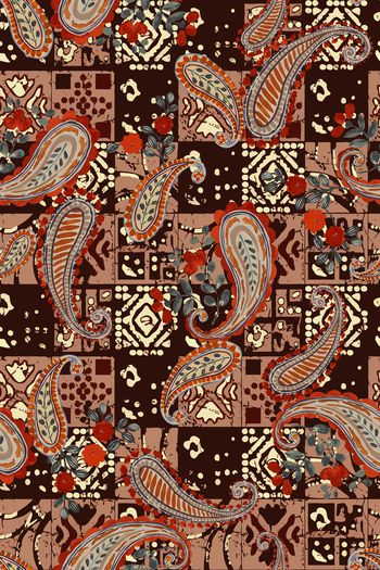 民族风印花华亿平台图片