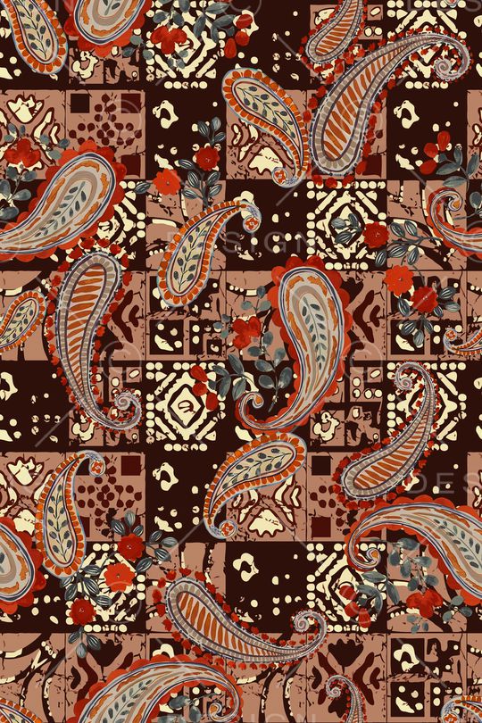 民族风印花华亿平台图片