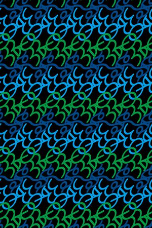 蓝色印花华亿平台图片