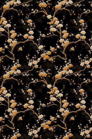 梅花印花华亿平台图片